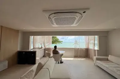 Vende-se lindo apartamento de luxo na av. boa viagem - 3 quartos + dependência compl . - 200m² - reformado e mobiliado