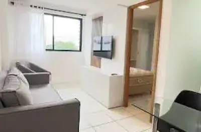 Vende-se apartamento de 1 quarto com sala, cozinha e área de serviço - piscina na cobertura - 34m - graças