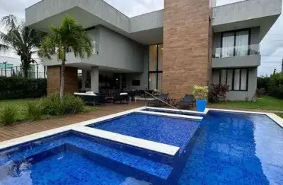 Casa alto padrão em guarajuba com 8|4, 02g e 362m² | terreno 600m²