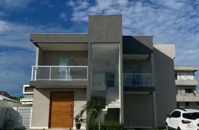 Casa em alpahville litoral norte iii com 6|4, 04g e 335m² | terrreno de 450m²