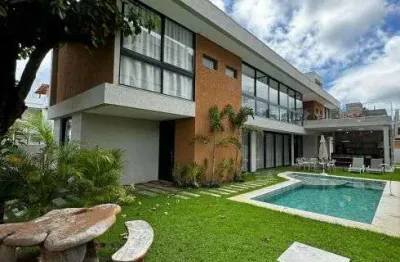 Casa alto padrão em guarajuba com 5|4, 04g e 360m² e terreno 600m²