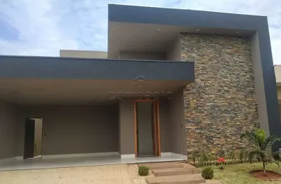 Casa em condomínio fechado com 3 quartos à venda no Residencial Figueira II, São José do Rio Preto 