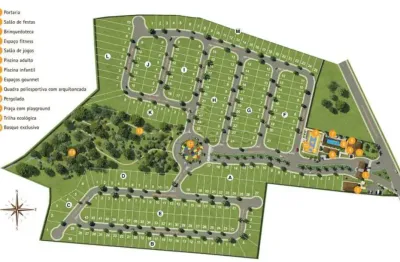 Terreno em condomínio fechado à venda no Centro, Bady Bassitt 