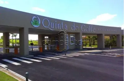 Terreno em condomínio fechado à venda no Residencial Quinta do Golfe, São José do Rio Preto 
