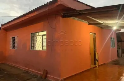Casa com 2 quartos para alugar na Rua Atílio Lobanco, Jardim Santo Antônio, São José do Rio Preto