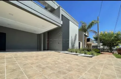 Casa em condomínio fechado com 3 quartos à venda no Residencial Figueira II, São José do Rio Preto 