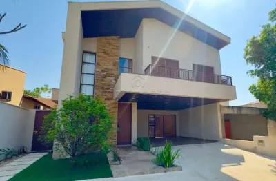 Lindo e amplo sobrado mobiliado em condomínio fechado de alto padrão com 03 quartos para locação, imóvel novo!