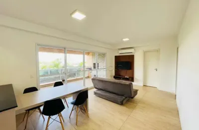 Apartamento mobiliado com 3 suítes e varanda gourmet para alugar.