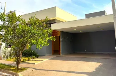 Linda e ampla casa em condomínio fechado com 03 quartos para locação, imóvel novo!