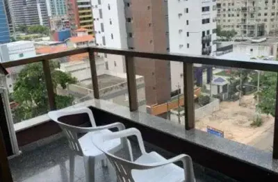 Fv27au - flat com 1 dormitório, na rua silva jatahy - meireles - fortaleza-ce - brasil.