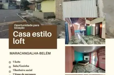 Casa com 1 quarto para alugar na Quadra Cinqüenta e Sete, 23, Maracangalha, Belém