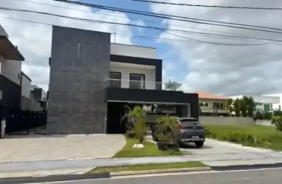 Asc - alugo casa de alto padrão – semi-mobiliada | condomínio montenegro boulevard - r$19.000,00