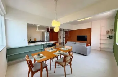 Ms - vendo cobertura duplex no ed. columbia - mobiliada - 2 quartos - umarizal