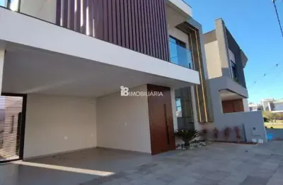 Sobrado novo à venda em condomínio fechado -  alto padrão - cascavel