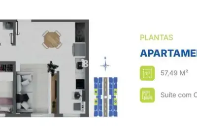 Apartamento com 2 quartos à venda na Rua Jacob do Bandolin, Brasília, Cascavel