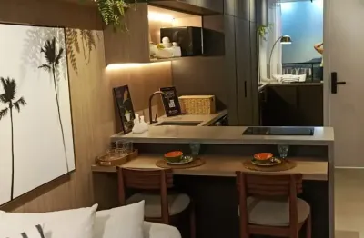 Apartamento studio com quarto e sala na barra da tijuca