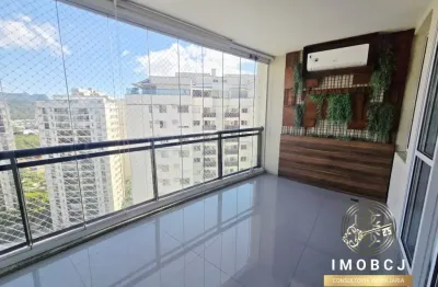 Locação de apartamento com 146 metros quadrados na barra da tijuca - condomínio  majestic