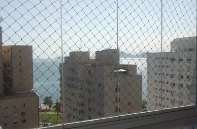Apto 3 dorms, suíte, varanda gourmet com churrasqueira e,vista ao mar !