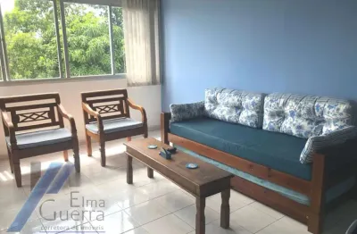 Ubatuba, itaguá - apartamento mobiliado com 02 dormitórios, sendo 01 suíte com vista para o mar..