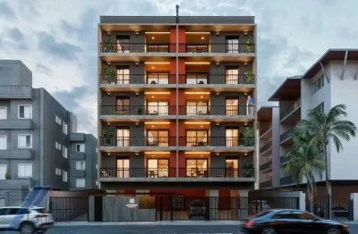 Ubatuba, tenório - lançamento, apartamentos com 5 tipos de plantas de 62 a 80m2 - lazer completo
