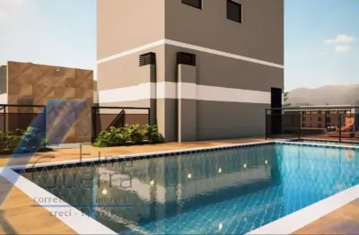 Ubatuba, itaguá - apartamento e construção com 02 dormitórios, sendo 01 suíte e aresa de lazer.