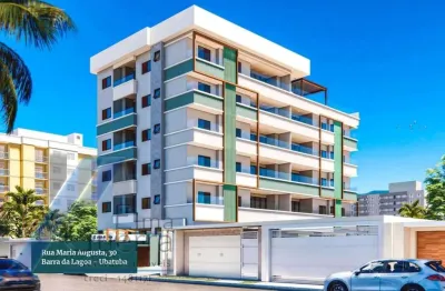 Ubatuba, itaguá - apartamento em construção, com 02 dormitórios, sendo 01 suíte.