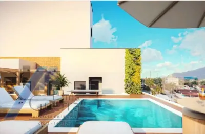 Ubatuba, itaguá - apartamento em construção com 02 dormitórios, sendo 01 suíte.