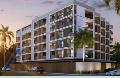 Ubatuba, toninhas - apartamento em construção com 01 dormitório, sendo 01 suíte.