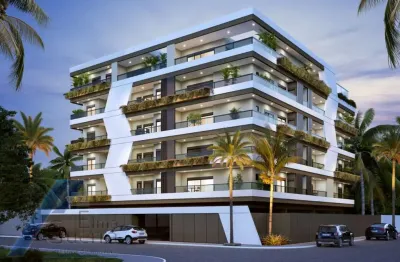 Ubatuba, itaguá - apartamento em construção com 02 dormitórios sendo 01 suíte e área de lazer.