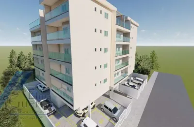 Ubatuba, perequê açu - apartamento em construção com 02 dormitórios, sendo 01 suíte e área de lazer.