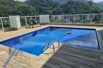 Ubatuba, praia das toninhas - apartamento com 2 dormitórios sendo 01 suíte, com área de lazer.