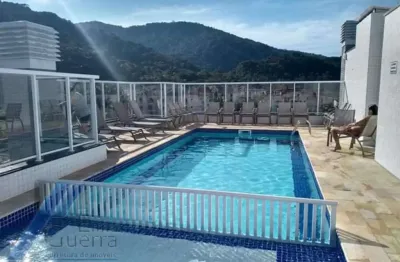 Ubatuba, praia das toninhas - apartamento com 2 dormitórios sendo 01 suite, com área de lazer.