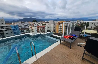 Ubatuba, itagua - lindo apartamento cobertura com 03 suites e área de lazer.