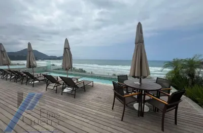 Ubatuba, praia grande - apartamento com vista para o mar, com 02 dormitórios e área de lazer completa..