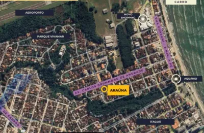 Ubatuba, itaguá - lançamento, apartamentos com 02 dormitórios sendo 01 suíte e área de lazer.