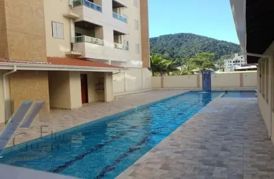 Ubatuba, toninhas - apartamento com 02 dormitórios e área de lazer completa a 100mts do mar.