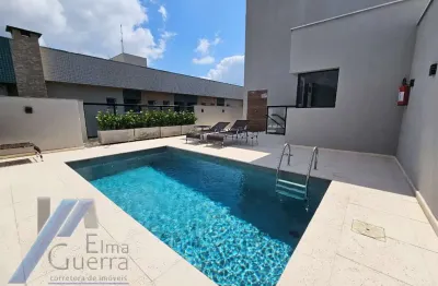 Ubatuba, tenório - apartamento mobiliado com 03 suítes e área de lazer.