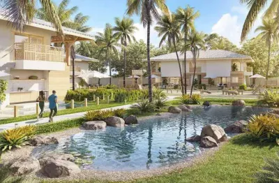 Imbassaí| village 166 m2| 2 suítes| 2 vagas| garden privativo| cond. entre o rio e o mar