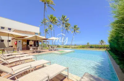 Itacimirim| village térreo 85 m²| 3 suítes| 2 vagas| área gourmet| mobiliado| pé na areia