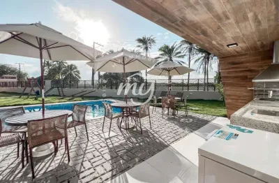 Itacimirim| village térreo 92m²| 3 dormitórios| 1 vaga| a 250 m da praia do surf