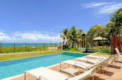 Itacimirim|aptº pé na areia|terraço e piscina vista mar|142 m²|3 suítes|2 vagas|mobiliado