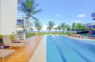 Itacimirim| village térreo pé na areia| 85m²| 2 suítes| 1 vaga| nascente