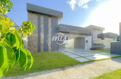 Camaçari| casa térrea com 124m²| 3 dormitórios| 2 vagas| pis