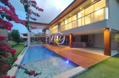 Praia do forte| casa em condomínio alto padrão| 375m²| 5 suites| 7 vagas