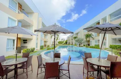 Guarajuba| porto smeralda| aptº 63m²| 2 suítes| 1 vaga| mobiliado