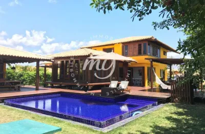 Costa do sauipe| casa duplex com 450m²| 4 suites| alto padrã