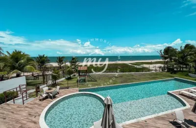 Itacimirim| village térreo pé na areia com 72m²| 2 suítes| 1 vaga