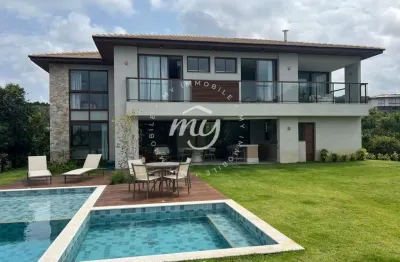 Praia do forte| casa duplex| alto padrão| 312m²| 5 suítes| piscina