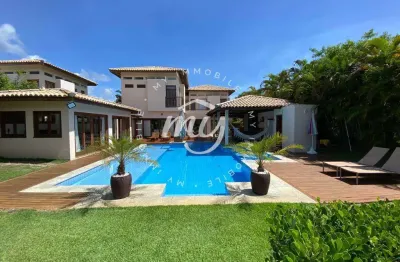 Costa do sauipe| casa duplex com 359m²| mobiliada| 4 suites| piscina com deck