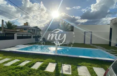 Barra do jacuipe| casa com 137m²| 4 dormitórios| 2 vagas| piscina privativa